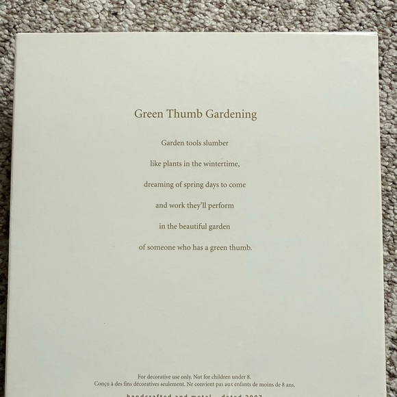 Hallmark Keepsake Green Thumb Gardening Ornaments - Picture 2 of 2